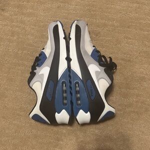 Nike Air Max 90 Blue and White Sneakers